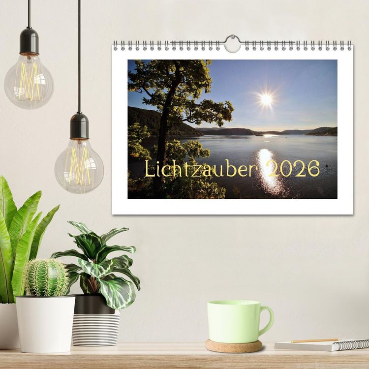 Produktbild: Lichtzauber 2026 (Wandkalender 2026 DIN A4 quer), CALVENDO Monatskalender