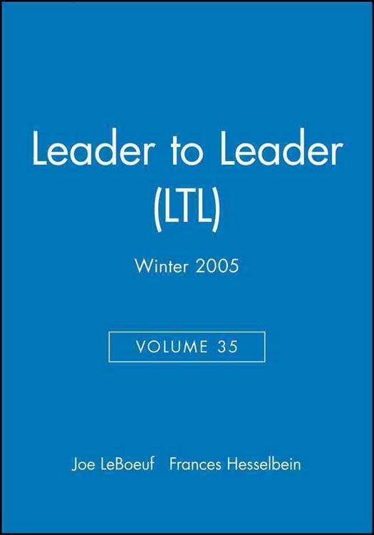 Produktbild: Leader To Leader (ltl) Volume