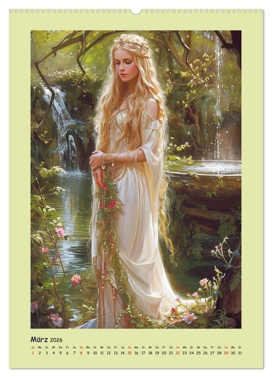 Produktbild: Druidenland. Keltische Fantasy-Figuren aus der Anderwelt (Wandkalender 2026 DIN A2 hoch), CALVENDO Monatskalender