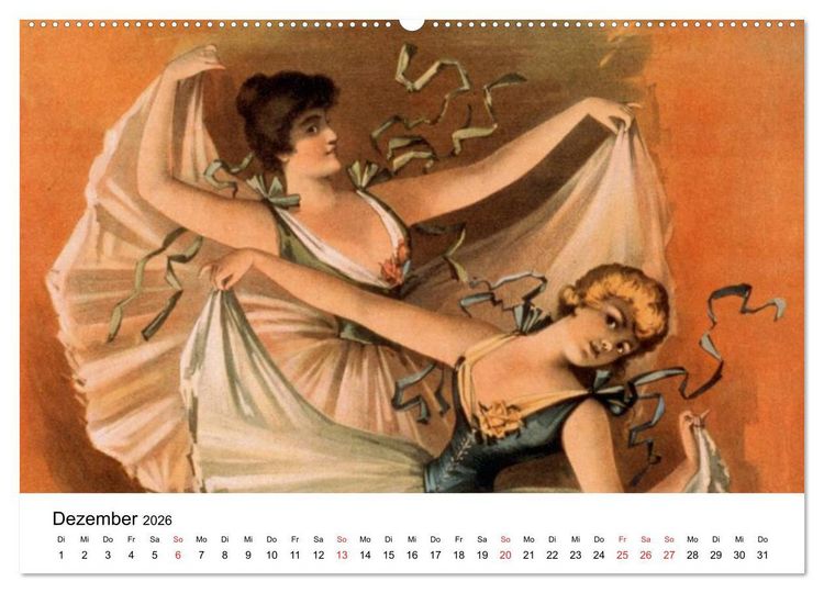 Produktbild: Vintage-Poster aus Theater, Film und Werbung (Wandkalender 2026 DIN A2 quer), CALVENDO Monatskalender