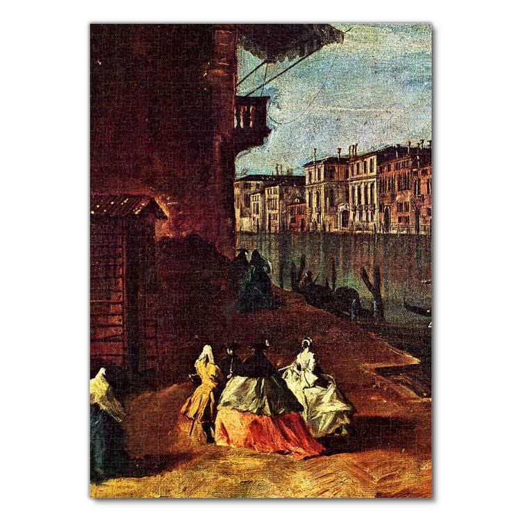 Produktbild: Lais Puzzle Francesco Guardi - Der Canal Grande in San Geremia, von einem Ankerplatz der Gondeln aus gesehen 1000 Teile