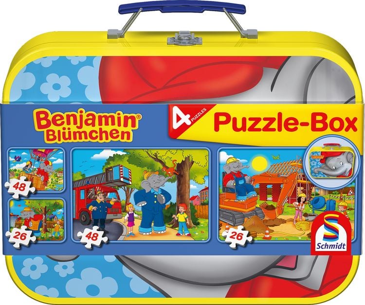 Produktbild: Benjamin Bl&uuml;mchen. Puzzle-Box 2 x 26, 2 x 48 Teile