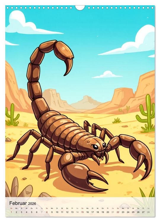 Produktbild: Die gef&auml;hrlichsten Tiere der Welt (Wandkalender 2026 DIN A3 hoch), CALVENDO Monatskalender