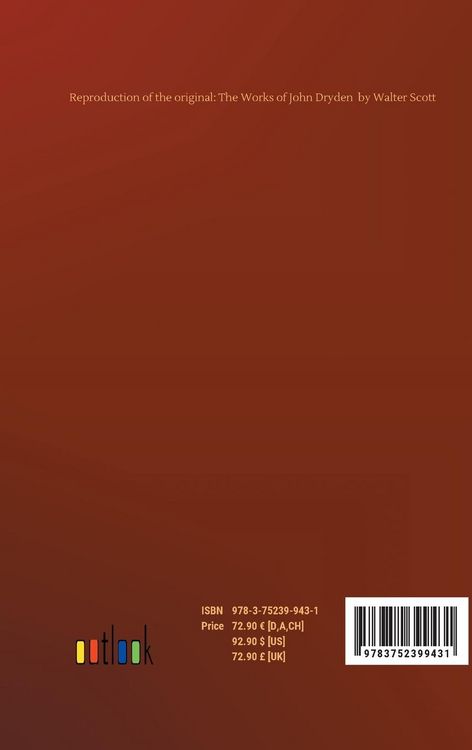 Produktbild: The Works of John Dryden