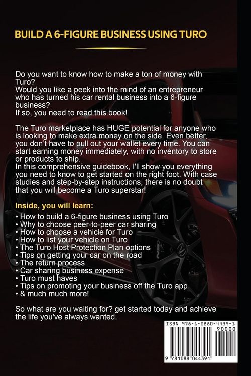 Produktbild: Build a 6-Figure Business Using Turo