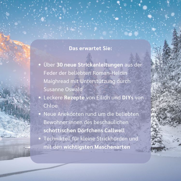 Produktbild: Der kleine Strickladen in den Highlands. Maighreads Winter-Strickbuch