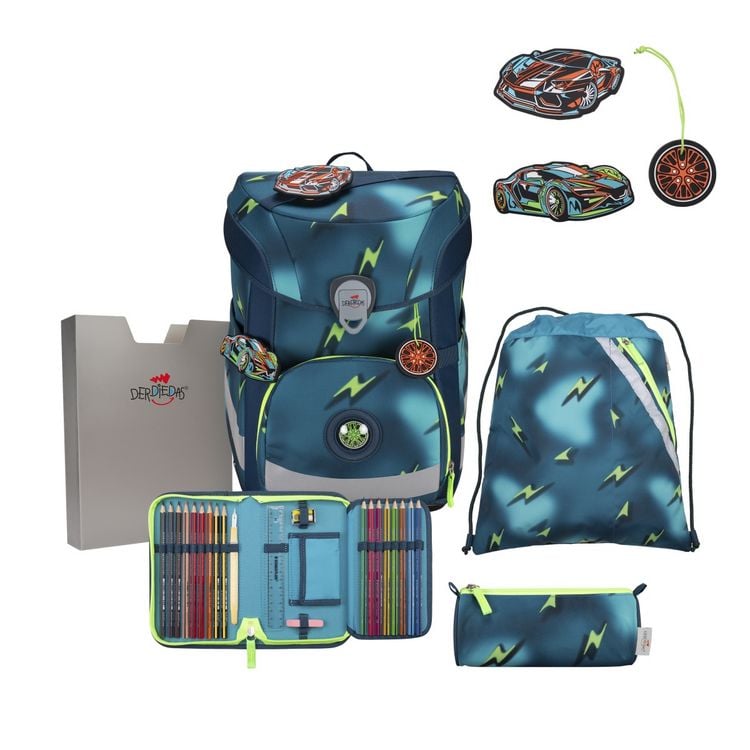 Produktbild: DerDieDas Schulranzen Set ErgoFlex Easy, Schulranzen Set, 5tlg, Magic Light