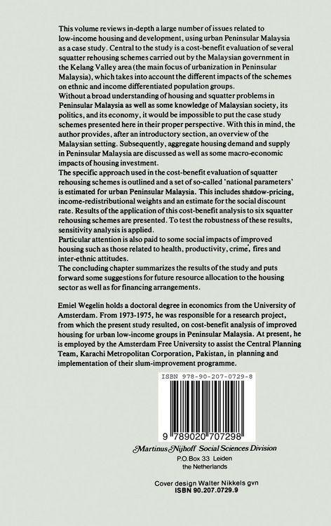 Produktbild: Urban low-income housing and development