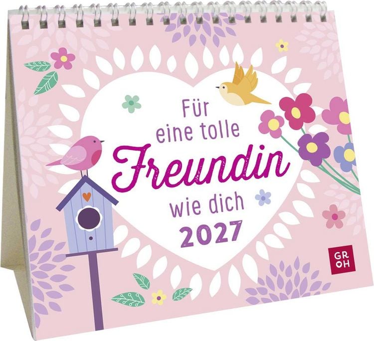 Produktbild: Mini-Kalender 2027: F&uuml;r eine tolle Freundin wie dich
