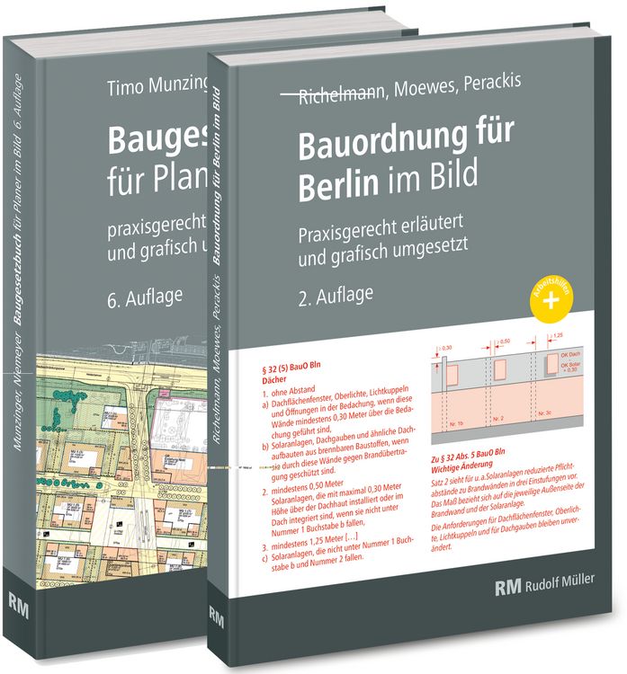 Produktbild: Buchpaket: Baugesetzbuch f&uuml;r Planer im Bild & Bauordnung Berlin im Bild