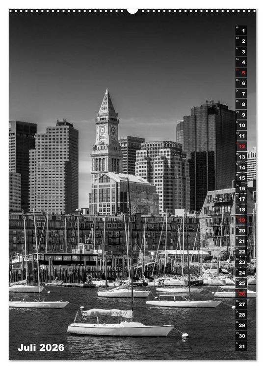 Produktbild: STADTBILDER Monochrome Momente (Wandkalender 2026 DIN A2 hoch), CALVENDO Monatskalender