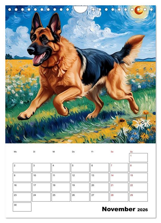 Produktbild: Hundezauber (Wandkalender 2026 DIN A4 hoch), CALVENDO Monatskalender