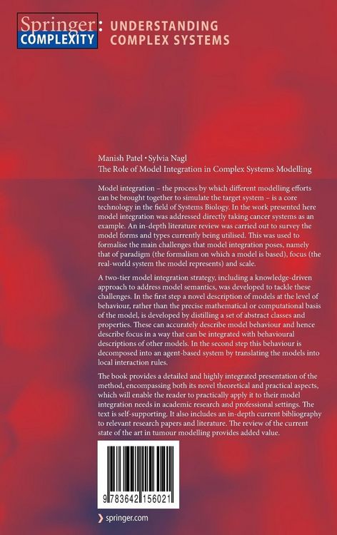 Produktbild: The Role of Model Integration in Complex Systems Modelling