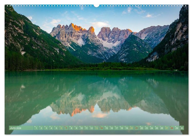 Produktbild: Malerische Alpen - Fesselnde Landschaften (hochwertiger Premium Wandkalender 2026 DIN A2 quer), Kunstdruck in Hochglanz