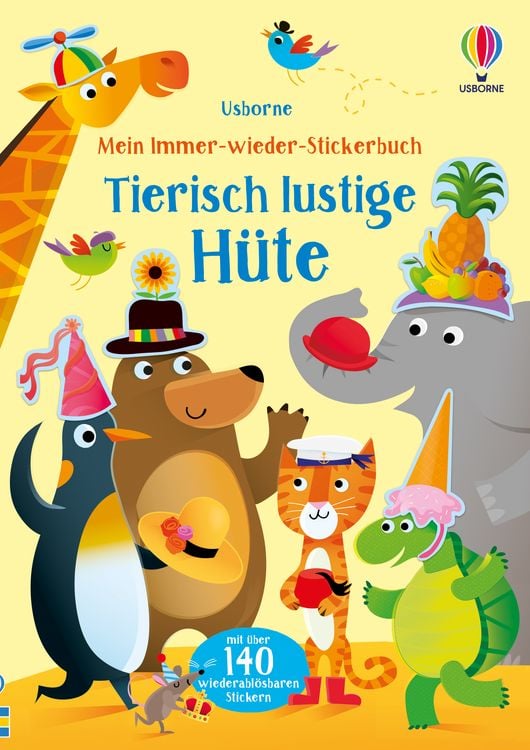 Produktbild: Mein Immer-wieder-Stickerbuch: Tierisch lustige H&uuml;te