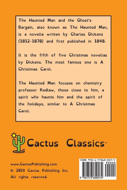 Produktbild: The Haunted Man and the Ghost's Bargain (Cactus Classics Dyslexic Friendly Font)