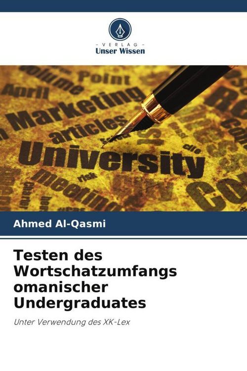 Produktbild: Testen des Wortschatzumfangs omanischer Undergraduates