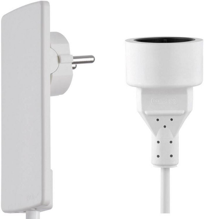 Produktbild: EVOline 151000155300 Strom Verl&auml;ngerungskabel 16A Wei&szlig; 1.50m H05VV-F 3G 1,5mm&sup2;
