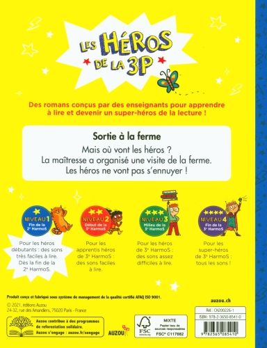 Produktbild: Sortie &agrave; la ferme : niveau 1 : fin de la 2e HarmoS