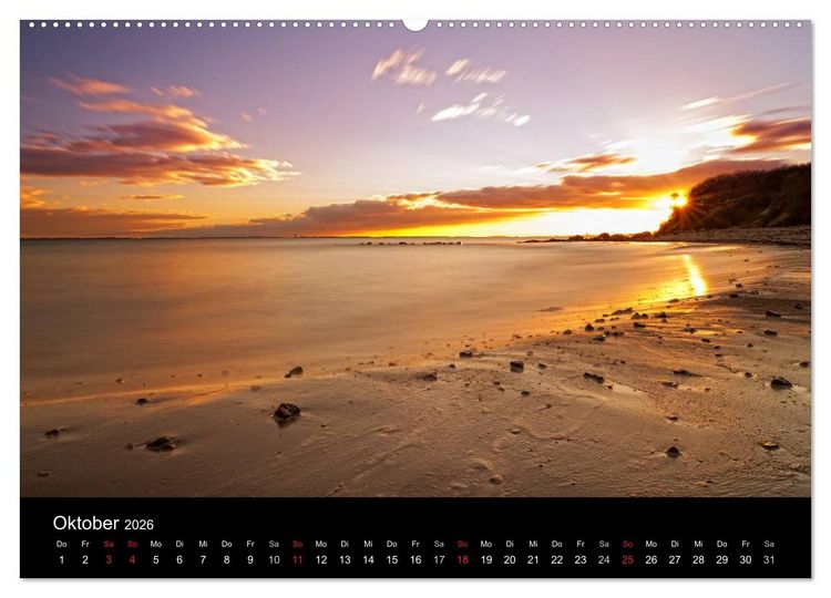 Produktbild: Ostsee erleben (hochwertiger Premium Wandkalender 2026 DIN A2 quer), Kunstdruck in Hochglanz