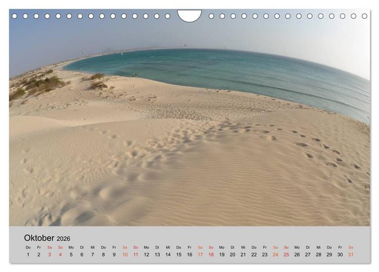 Produktbild: Boa Vista - Perle der Kapverden (Wandkalender 2026 DIN A4 quer), CALVENDO Monatskalender