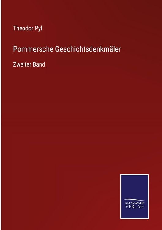 Produktbild: Pommersche Geschichtsdenkm&auml;ler