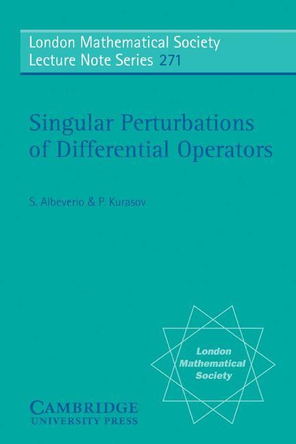Produktbild: Singular Perturbations of Differential Operators