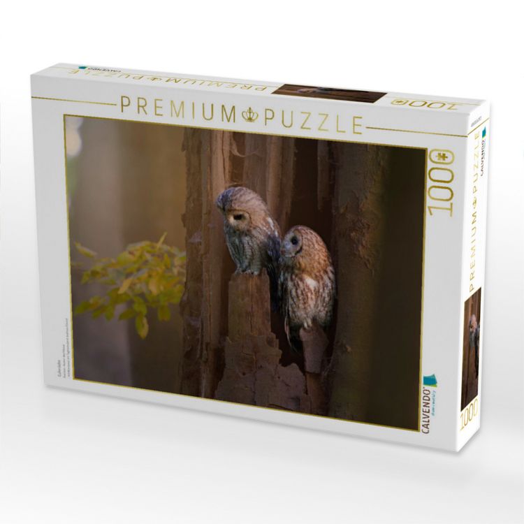 Produktbild: CALVENDO Puzzle Eulenliebe | 1000 Teile Lege-Gr&ouml;&szlig;e 64x48cm Foto-Puzzle f&uuml;r gl&uuml;ckliche Stunden