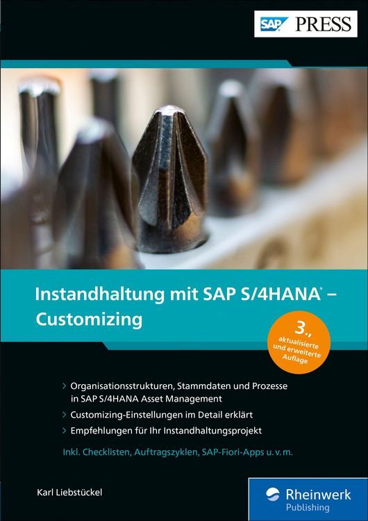 Produktbild: Instandhaltung mit SAP S/4HANA - Customizing