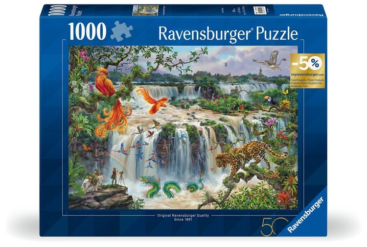 Produktbild: Erwachsenenpuzzle 1000 Teile - Fantastischer Wasserfall von Iguaz&uacute;