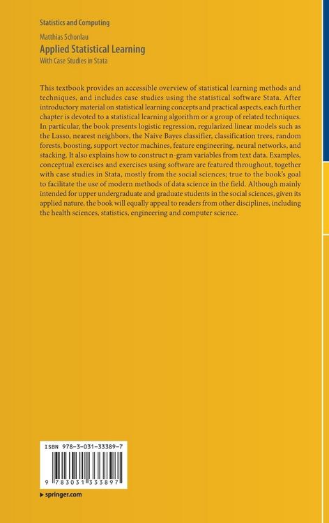 Produktbild: Applied Statistical Learning