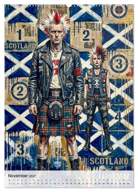 Produktbild: Punk 76 (hochwertiger Premium Wandkalender 2027 DIN A2 hoch), Kunstdruck in Hochglanz
