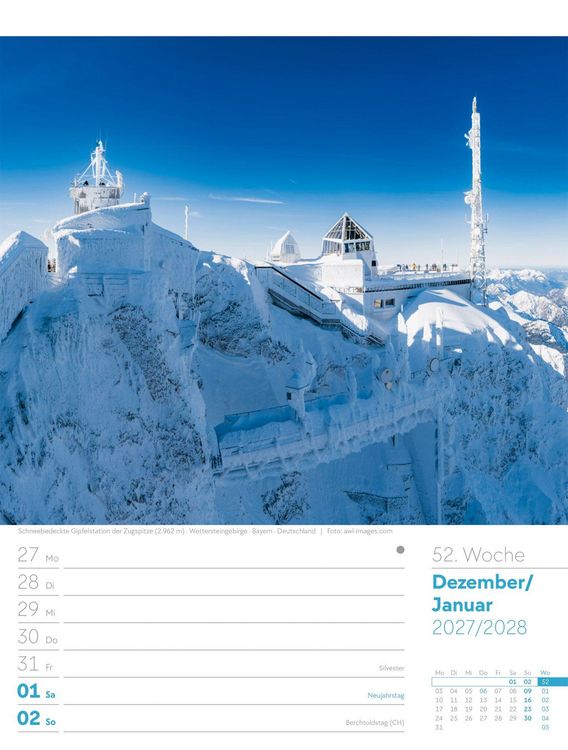 Produktbild: Faszination Alpenwelt Wochenplaner Kalender 2027