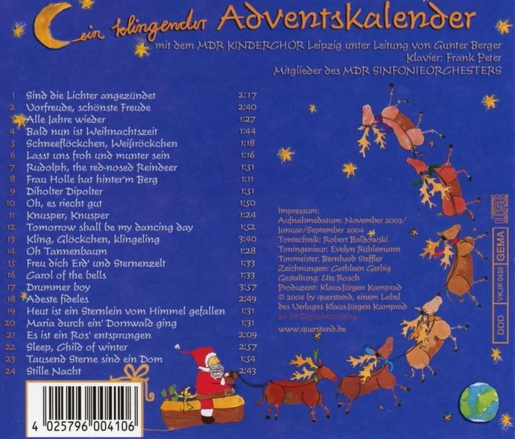 Produktbild: Ein klingender Adventskalender