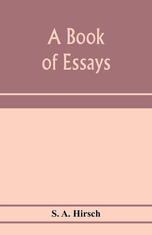 Produktbild: A book of essays