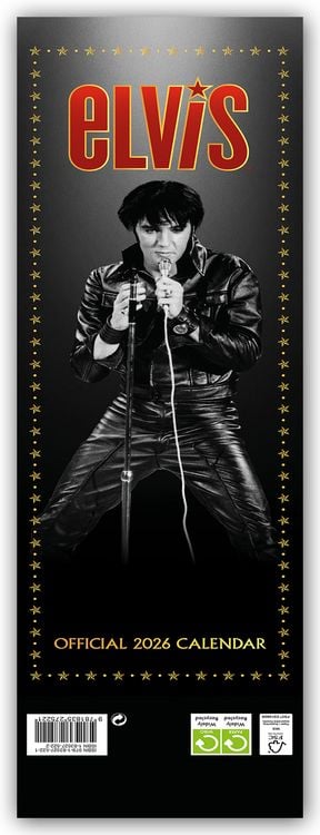 Produktbild: Elvis 2026 – Slimline-Kalender