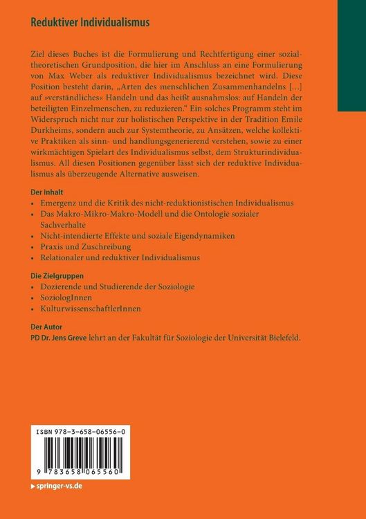Produktbild: Reduktiver Individualismus