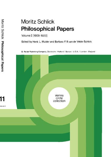 Produktbild: Moritz Schlick Philosophical Papers