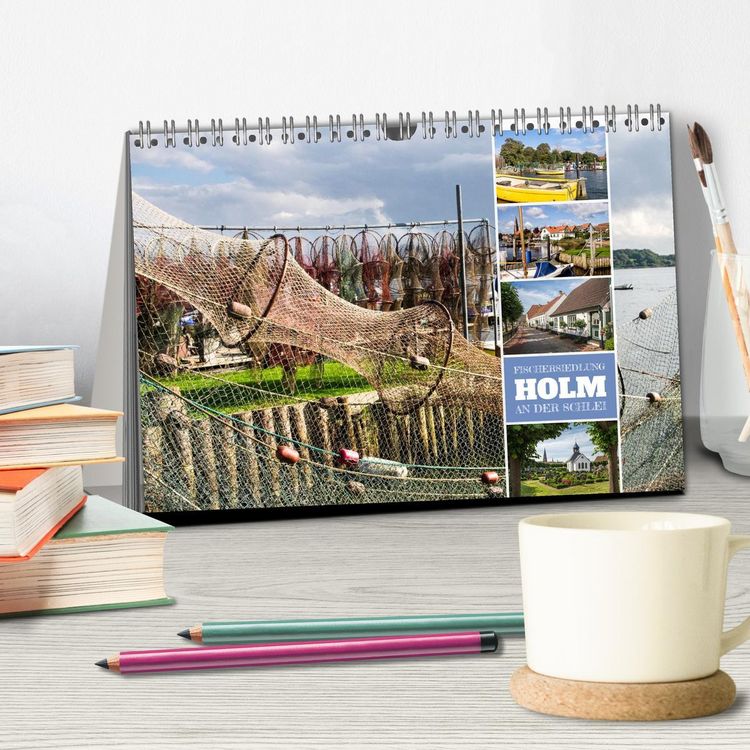 Produktbild: Fischersiedlung Holm an der Schlei (Tischkalender 2026 DIN A5 quer), CALVENDO Monatskalender