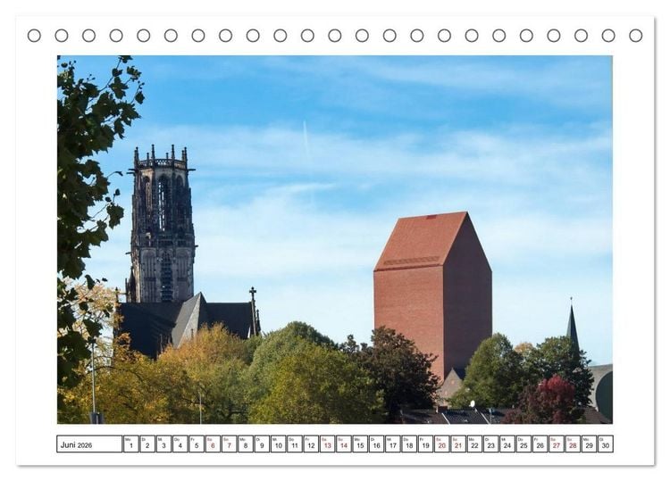 Produktbild: DUISBURG Facetten einer Stadt (Tischkalender 2026 DIN A5 quer), CALVENDO Monatskalender