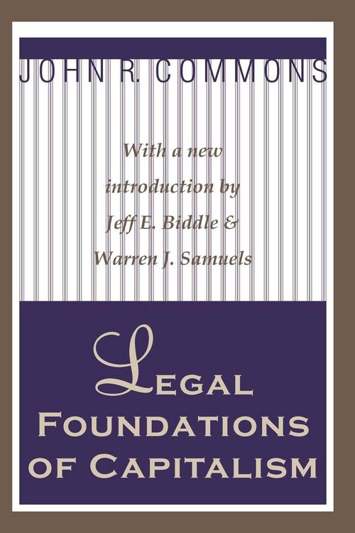 Produktbild: Legal Foundations of Capitalism