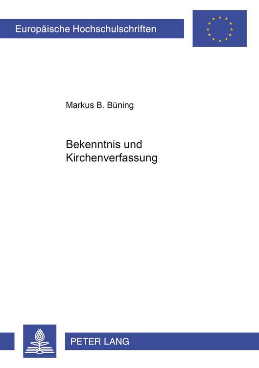 Produktbild: Bekenntnis und Kirchenverfassung