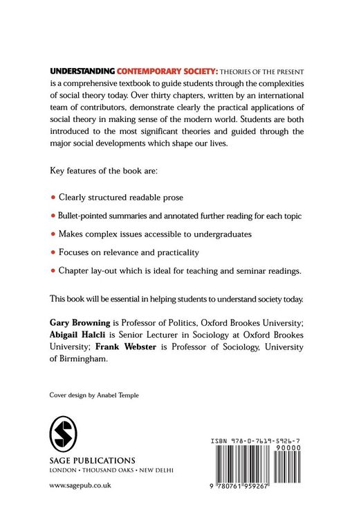 Produktbild: Understanding Contemporary Society