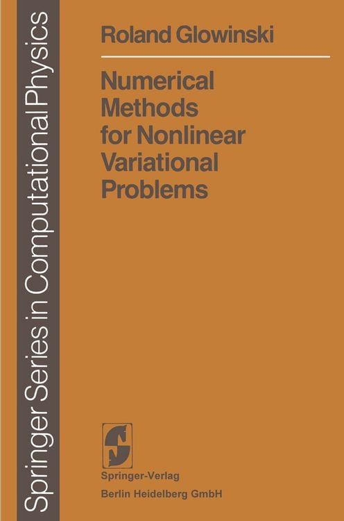 Produktbild: Numerical Methods for Nonlinear Variational Problems