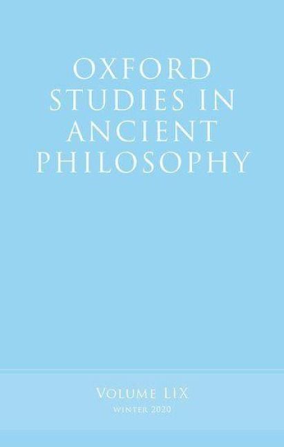 Produktbild: Oxford Studies in Ancient Philosophy, Volume 59