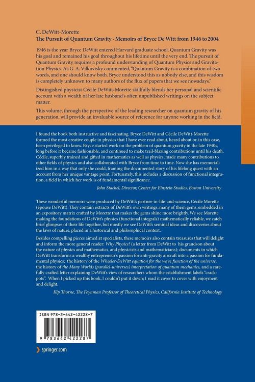 Produktbild: The Pursuit of Quantum Gravity