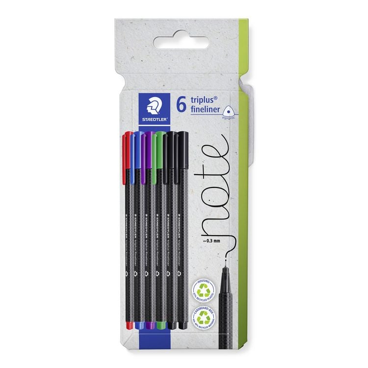 Produktbild: STAEDTLER triplus fineliner 334 Fineliner, 6er Set, 334 C6