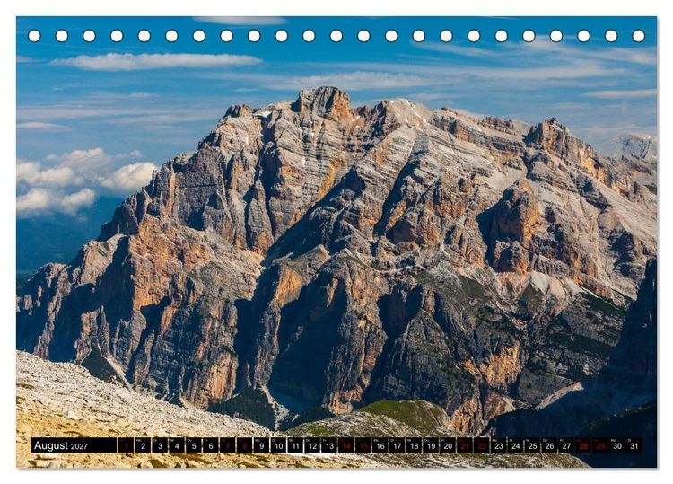 Produktbild: Lagazuoi Dolomiten (Tischkalender 2027 DIN A5 quer), CALVENDO Monatskalender
