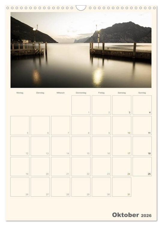 Produktbild: Der Gardasee im Norden 2026 (Wandkalender 2026 DIN A3 hoch), CALVENDO Monatskalender