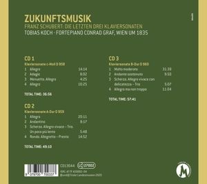 Produktbild: Zukunftsmusik-Die letzten drei Klaviersonaten